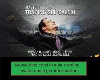 Master in Trading sul calcio Live
