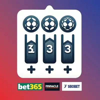 Comparison 3 Bookmaker asianodds scoretrend