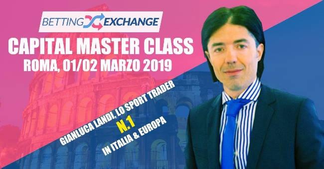 Corso Trading Sportivo: Capital Master Class a Roma 1 e 2 marzo 2019