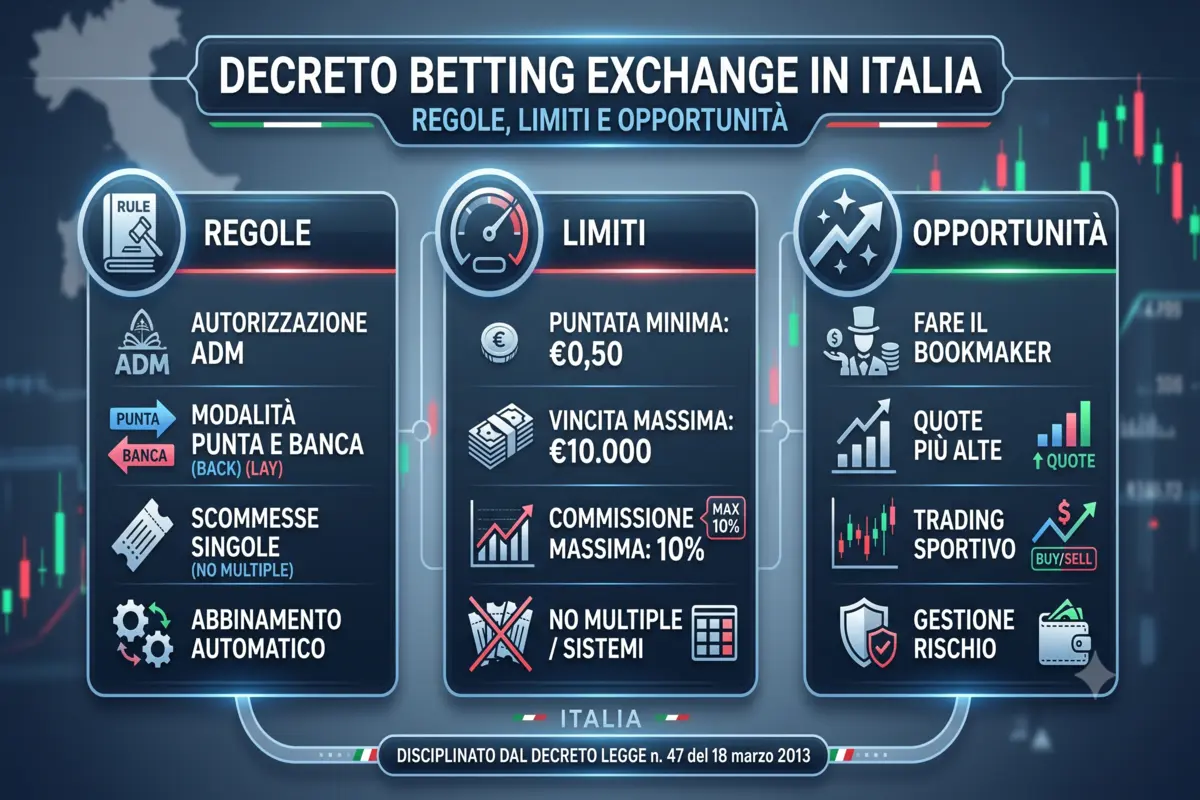 Decreto Betting Exchange Italia