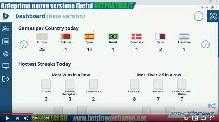 Anteprima nuova versione Betpractice (beta) ottobre 2019