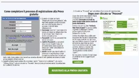 Come fare la prova gratuita completa di 7 giorni a Betpractice