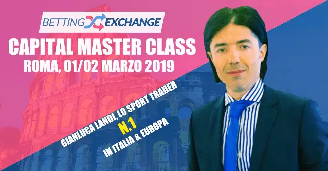 Corso Trading Sportivo: Capital Master Class a Roma 1 e 2 marzo 2019