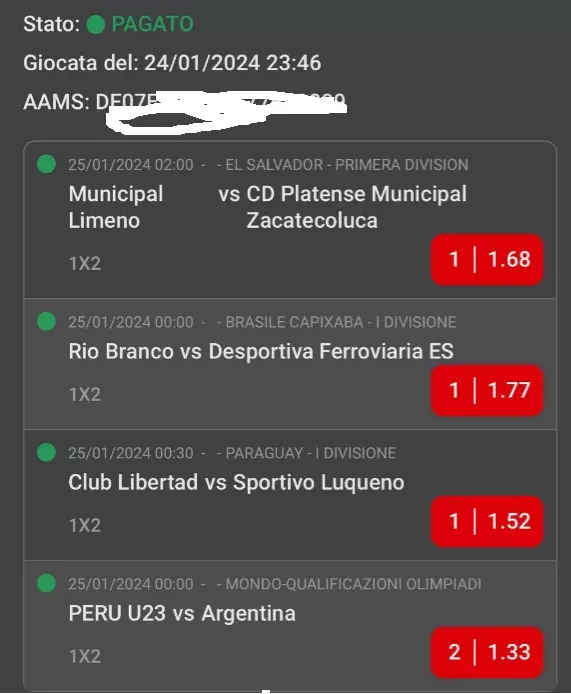 schedina giocata cliente pronostici asianodds scoretrend 1