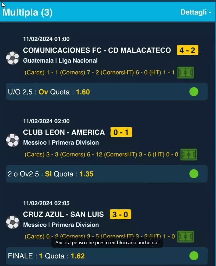 schedina giocata cliente pronostici asianodds scoretrend 2
