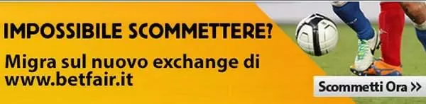 Betfair.com chiude i conti agli italiani