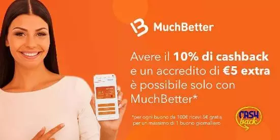 Promozione MuchBetter 5 euro gratis