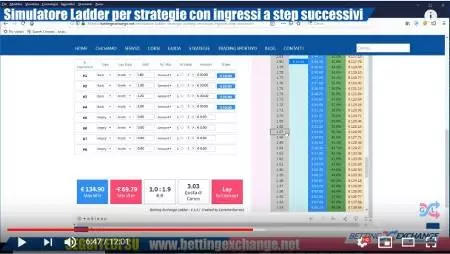 Video Spiegazione ed utilizzo Simulatore Ladder per strategie a step successivi