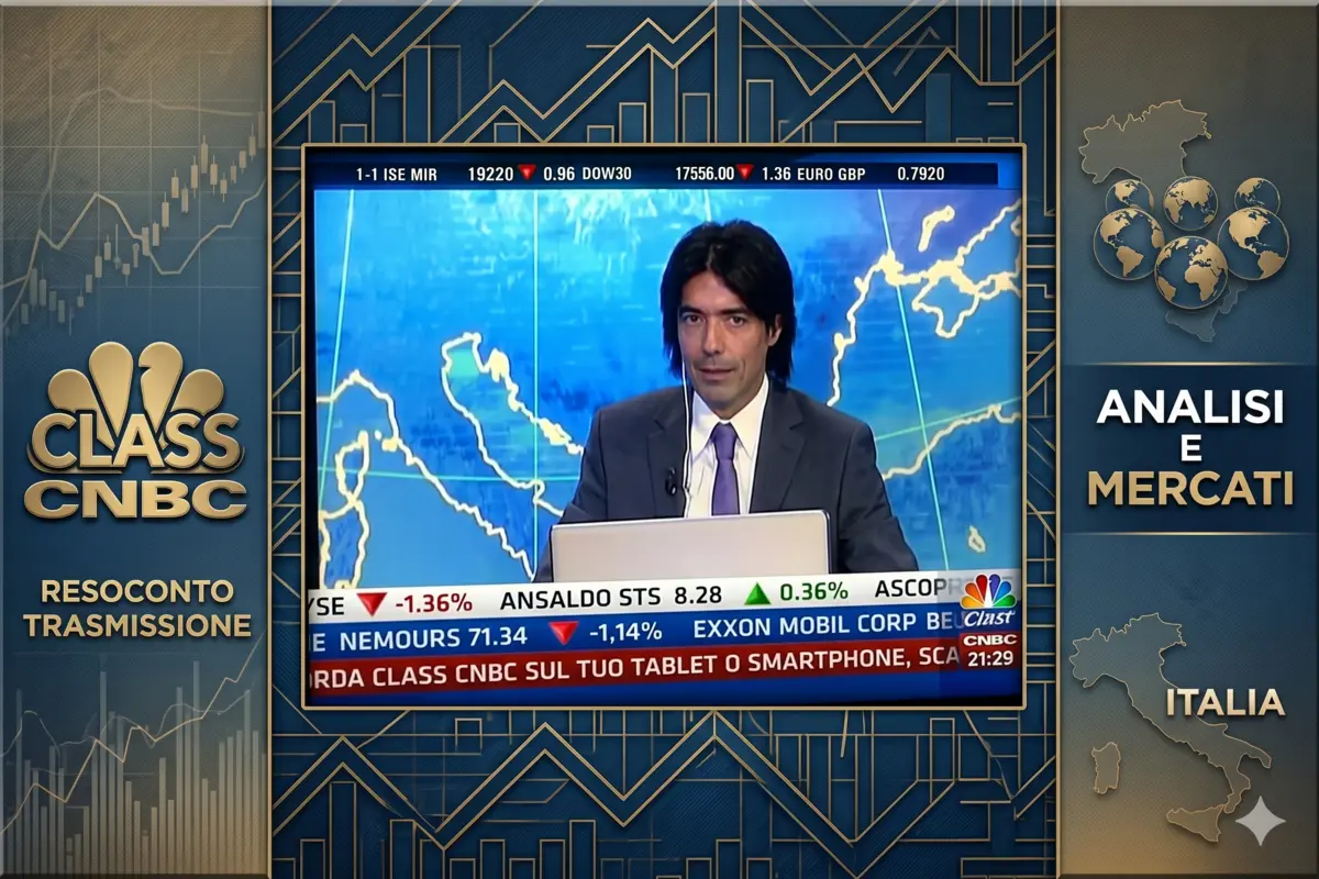 Prima diretta TV sul trading sportivo Gianluca Landi Class CNBC
