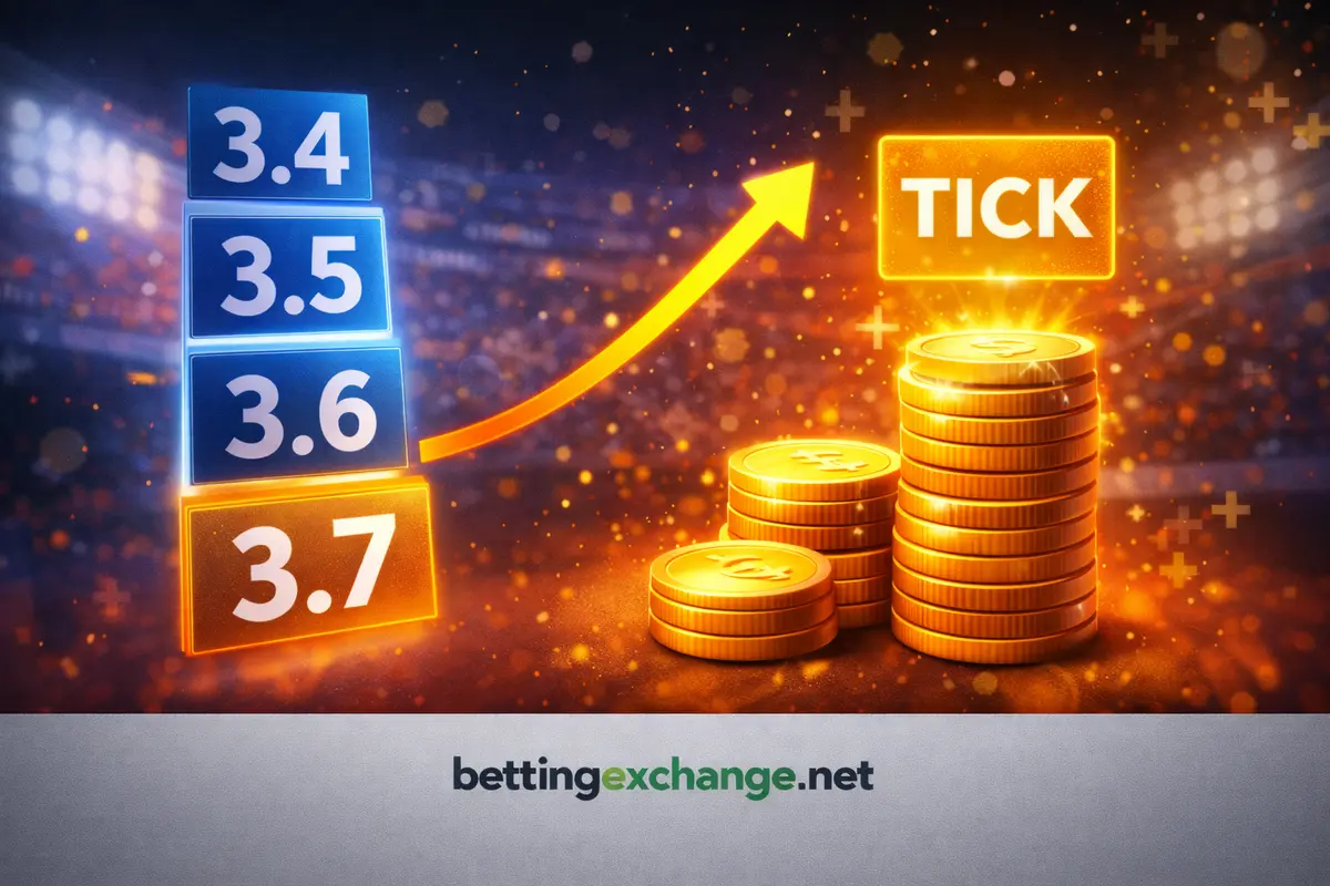 Valore del Tick delle quote di Betfair | Minimo movimento di quota