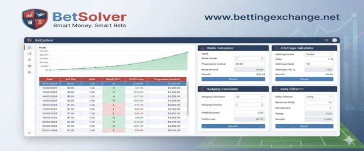 betsolver application money management calculators