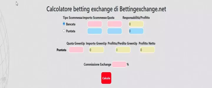 calcolatore green up cashout betting exchange