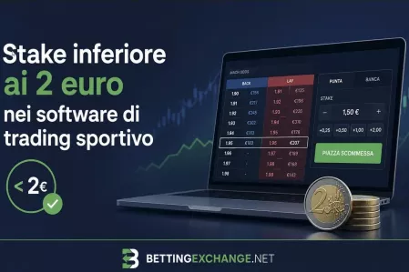 Stake inferiore 2 euro software trading Sportivo Betfair